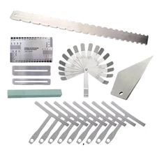 Guitar Luthier Tools File Fret Crowning Rocker Straight Edge Ruler