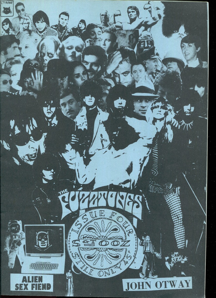 OOZ Magazine No. 4 Fanzine [UK'80s] INDI Garage FUZZTONES Nick