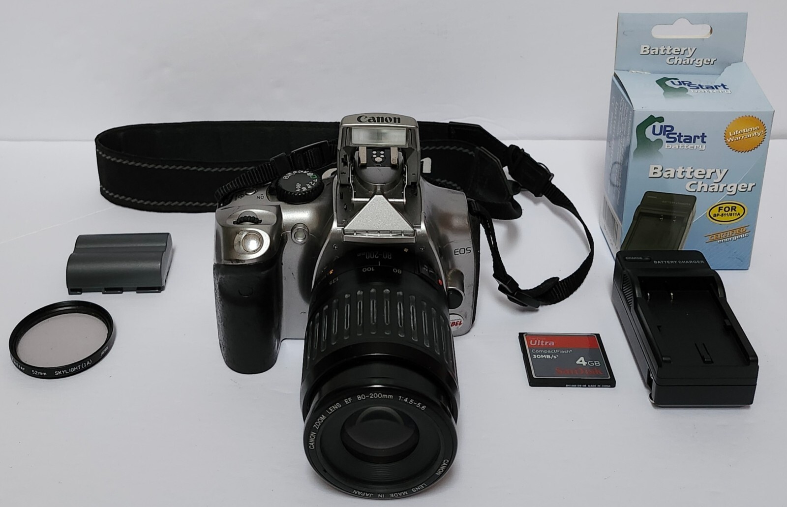 Canon EOS Digital Rebel DS6041 6.3MP DSLR Camera Tested W/ 80-200mm 4.5-5.6 Lens