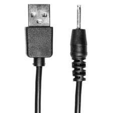 USB Pin Charger Cord Black - Vibrating Kink Pumped DJ0100-53BU