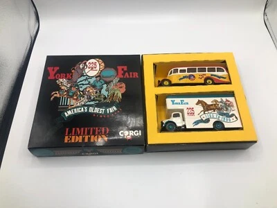 Rare édition limitée CORGI "York Fair 225 Years" - état neuf boîte d'origine - Photo 1/4