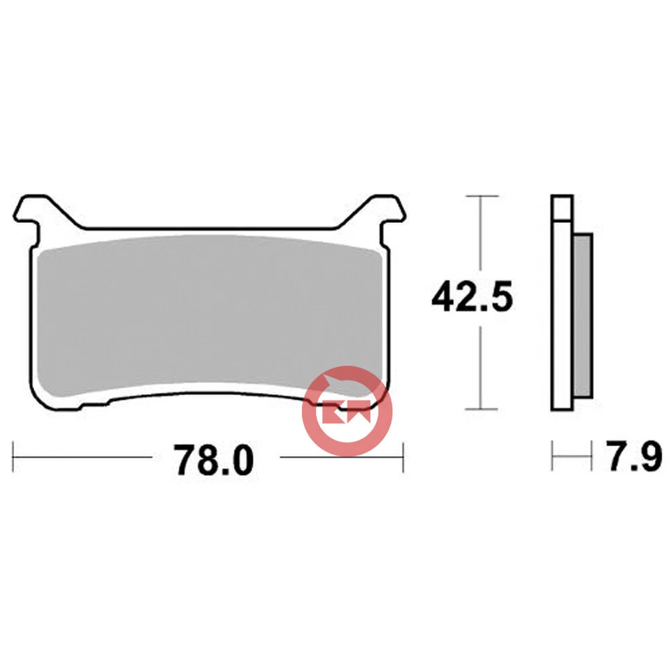 SBS 947HS KIT PASTIGLIE FRENO ANTERIORE HONDA CB 1000 R NEO SPORTS CAFE ABS 2018 Foto 2 de 4