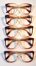 Vintage 5 Pc. Lot ELITE Sutton Spice Fade 19 56/20 Men's Eyeglass Frame NOS K2
