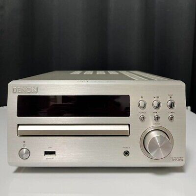 Denon RCD-M39 CD Amplifier player Receiver Stereo Silver Used from