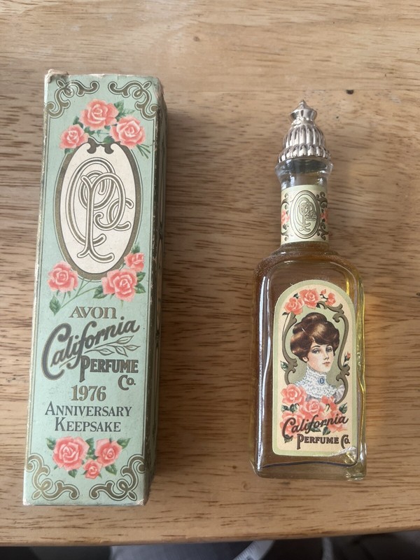 vintage avon california perfume 1976 Anniversary Keepsake 