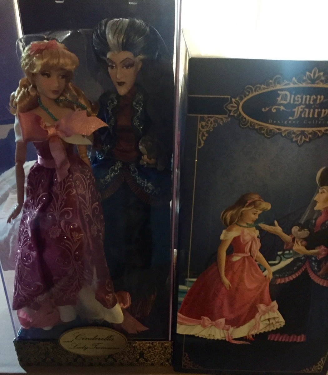 2016 Disney FAIRYTALE DESIGNER DOLL COMPLETE SET of 4 MATCHING LOW