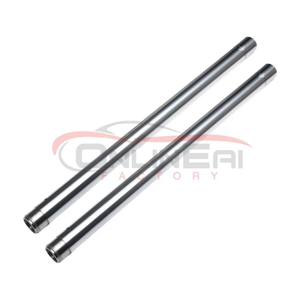 Tubos de horquilla delanteros de motocicleta tubos interiores para HONDA CX650T Turbo 1983 x 2 Foto 3 de 4