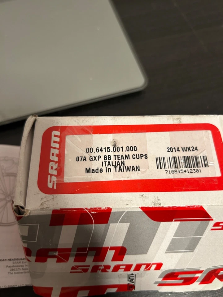 NEW Truvativ / Sram GXP Team Italian Cups Bottom Bracket - 68mm New - Image 2 of 3