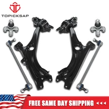 Front Lower Control Arms w/Ball Joint Sway Bar for 2016 2017-2021 Honda Civic