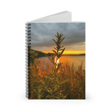 Hiden Sunset - Spiral Notebook - Ruled Line