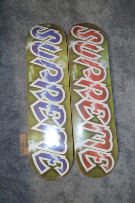 Supreme - 込み Supreme Airbrushed Floral Skateboard Supreme Airbrushed Floral Skateboard Deck Black 8.5