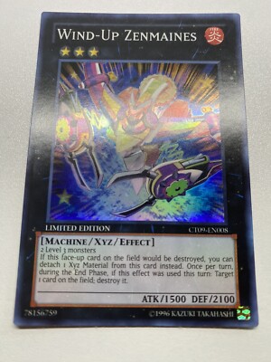 Yu-Gi-Oh! Wind-Up Zenmaines Super Rare Limited Edition CT09-EN008 MP
