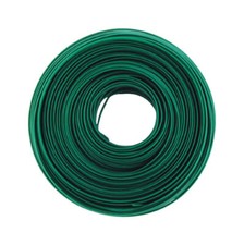 OOK 534702 Green Plastic Coated Floral Twist Wire 24 ga.x100 ft. for Plant Ties