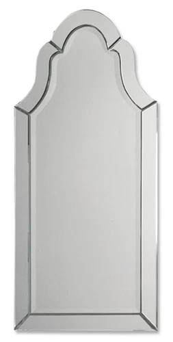 Hovan Arched Frameless Wall Mirror Beveled Edges Wall Decor ~ Uttermost 11912 - Picture 3 of 8