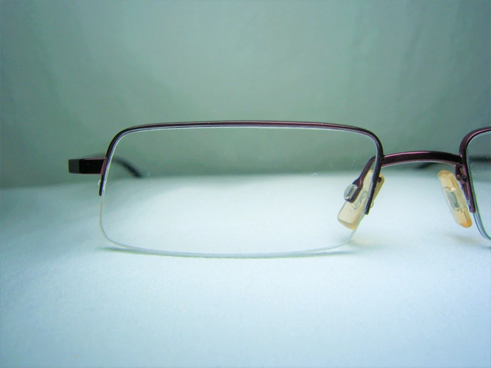 Dolce & Gabbana Gafas de Lujo Medio Borde Titanio Trapecio Ovalado Hombres Mujeres Nuevo de Lote Antiguo Foto 3 de 4