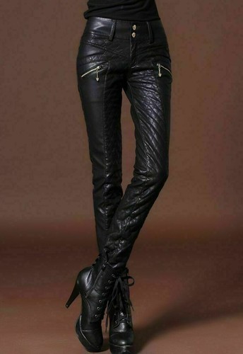Women Genuine Leather 100% Leather Pant 