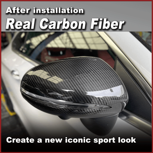2x Carbon Spiegelkappen Außenspiegel für Mercedes Benz C/S Klasse W205 W222 W213 - Bild 2 von 11