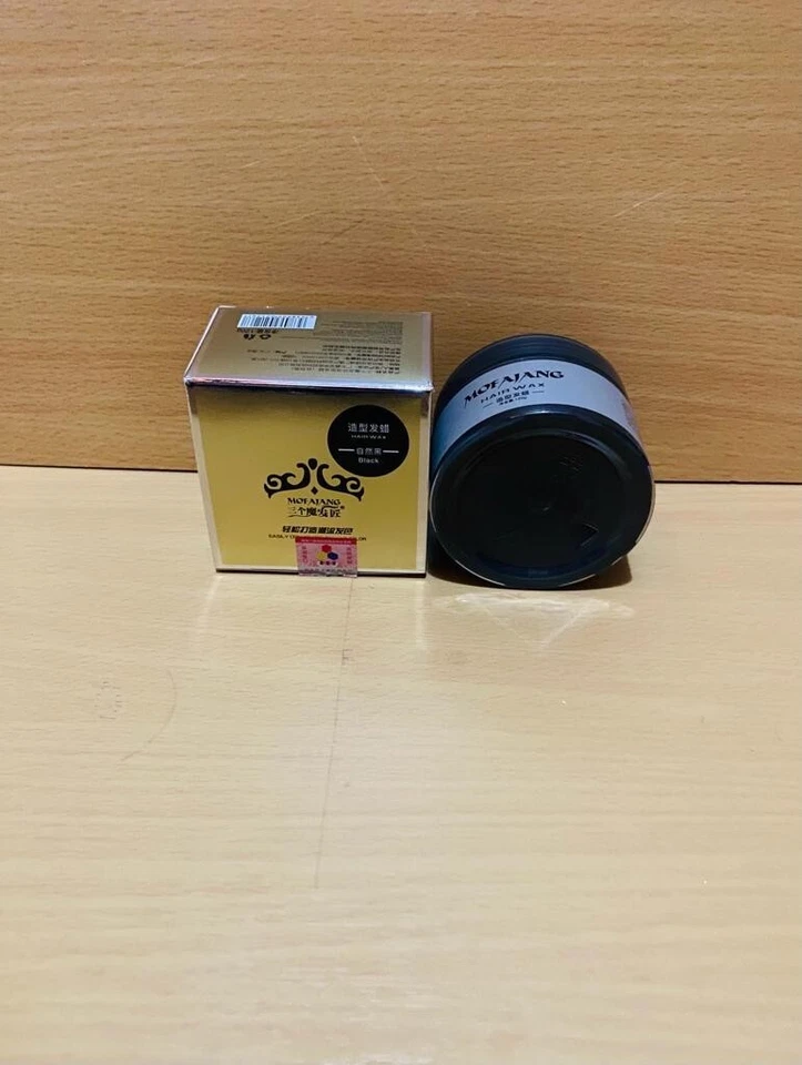 TRENDING Negro Unisex Color de Cabello Cera Lodo Tinte Peinado Crema Hágalo Usted Mismo Colorear 4.23 FL Foto 4 de 4