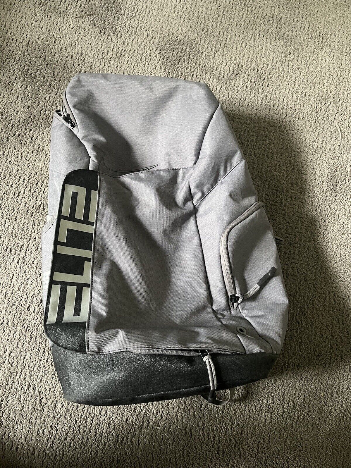 Nike elite pro basketball backpack Gray
