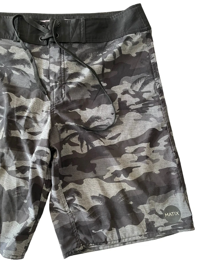 Matrix Boardshorts Bañador Baúl Shorts Negro Para Hombre Talla 34x11 Excelente Estado Foto 3 de 4