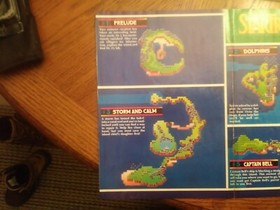 Metal Storm / Star Tropics NES Nintendo Power Foldable Promo Poster ONLY.