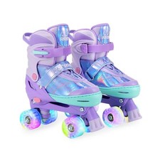 Adjustable Roller Skates for Girls with Light Up Wheels  Skates for Kids A