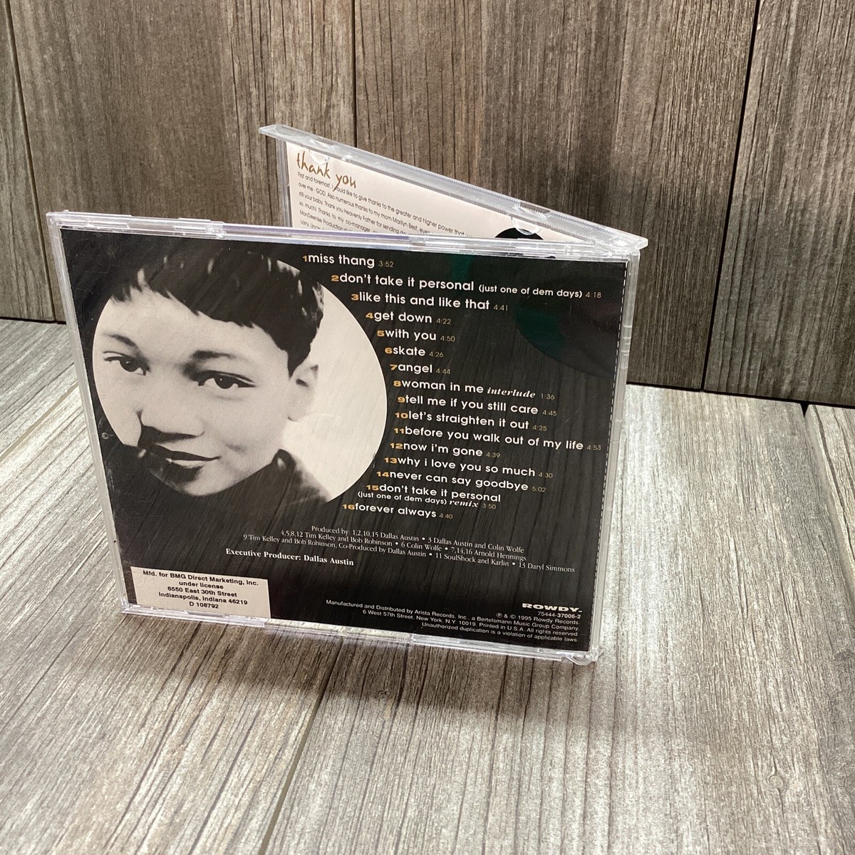 Monica : Miss Thang CD (2000) Producer Dallas Austin 754443700620