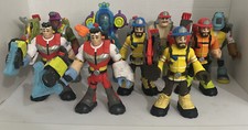 Lot of 9 Rescue Heroes Mattel 2018 Rocky Sandy Forrest Billy Reed Carlos