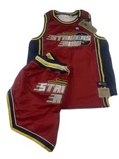 MENS 100 AUTHENTIC STRIVERS ROW 2P SET JERSEYS SHORTS M