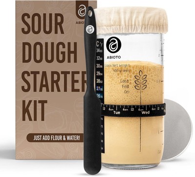 Yeast Starter Kit, includes 24 oz. with metal lid Perfect YeastBread Starter Kit