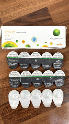 MyDay toric getönte weiche Kontaklinsen CYL -1,75 D -1,25 AX 160