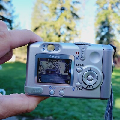 Canon Powershot A85 4 Mega Pixel Silver NO SD CARD | eBay