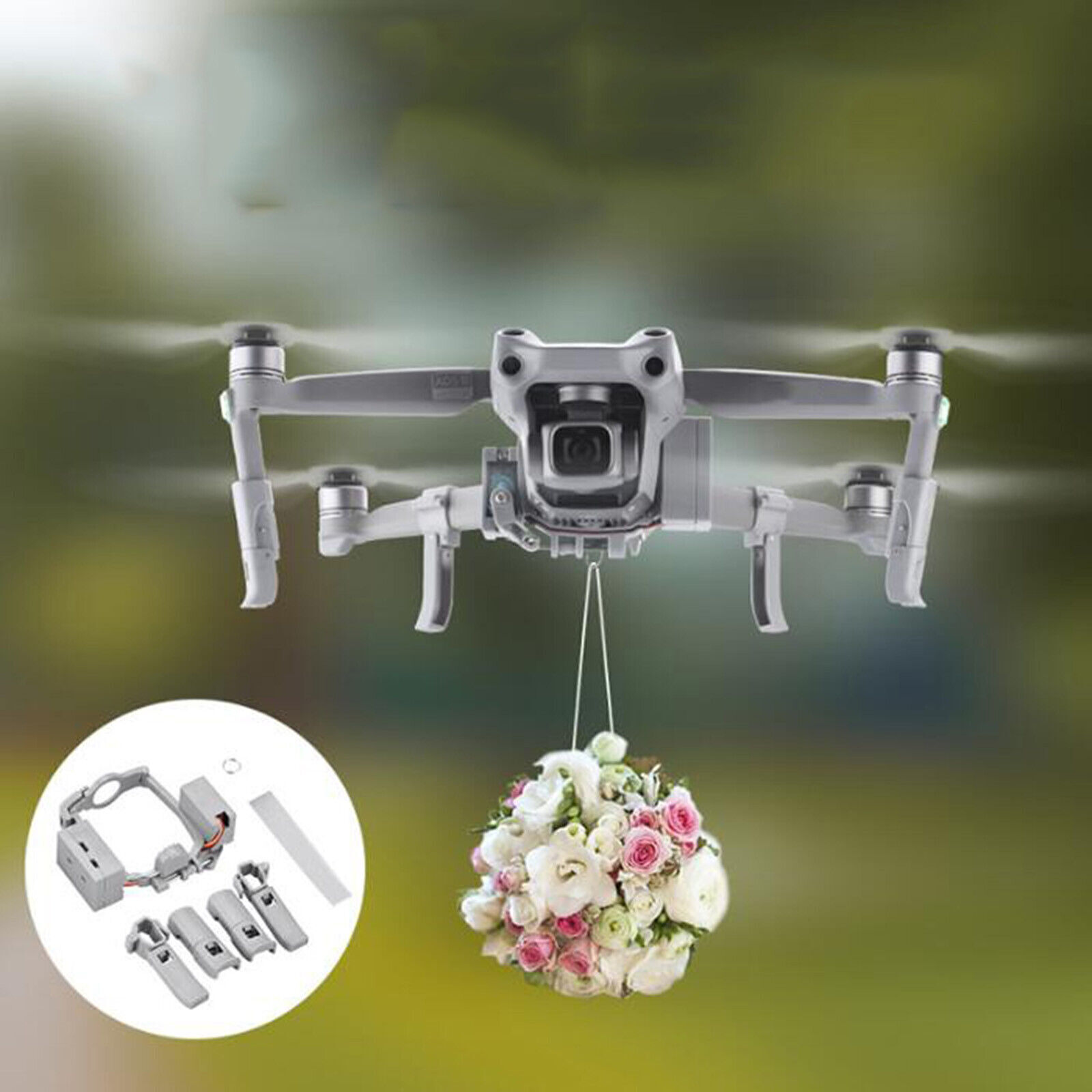 Drone Remote Thrower Gift Delivery Dropper for DJI Air 2-image