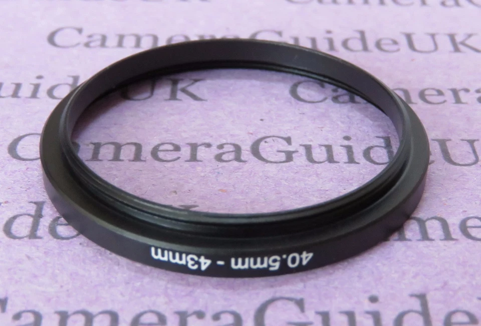 40.5mm to 43mm Male-Female Stepping Step Up Filter Ring Adapter 40.5mm-43mm - Image 2 of 2