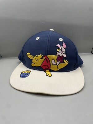 Vintage Winnie the Pooh Ball Cap Hat Snapback Disney Goofy\'s Hat Company VTG 90s Disney Winnie Pooh Hat Cap Snapback Goofy main image 2