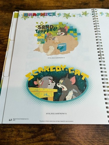 Tom and Jerry Licenziatario Guida Stile Cartoni Animati Animazione RARA con CD Colori Pastello - Foto 15 di 18