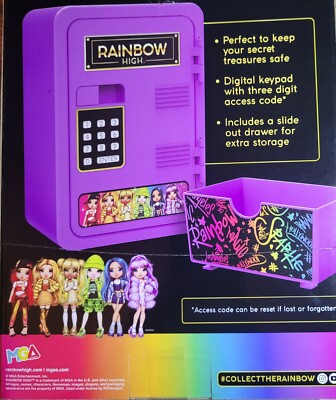  Rainbow High Digital Locker Secret Safe Create Your Own Passcode 2022 NIB