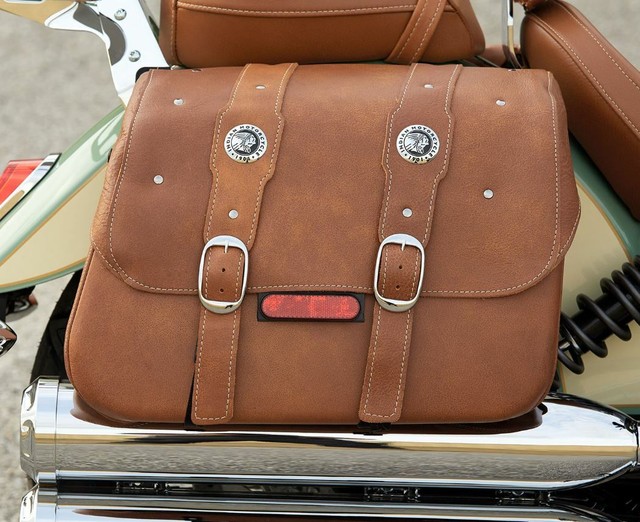 Genuine Leather Desert Tan Indian Scout Motorcycle Saddlebags Pair for sale online eBay
