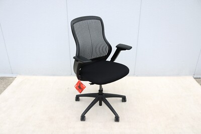 Knoll ReGeneration Black Ergonomic Office Desk Chair Fully Adjustable, Brand New