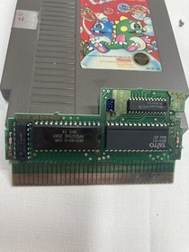AUTHENTIC! Bubble Bobble (NES, 1988) Cleaned, Tested, and Working!