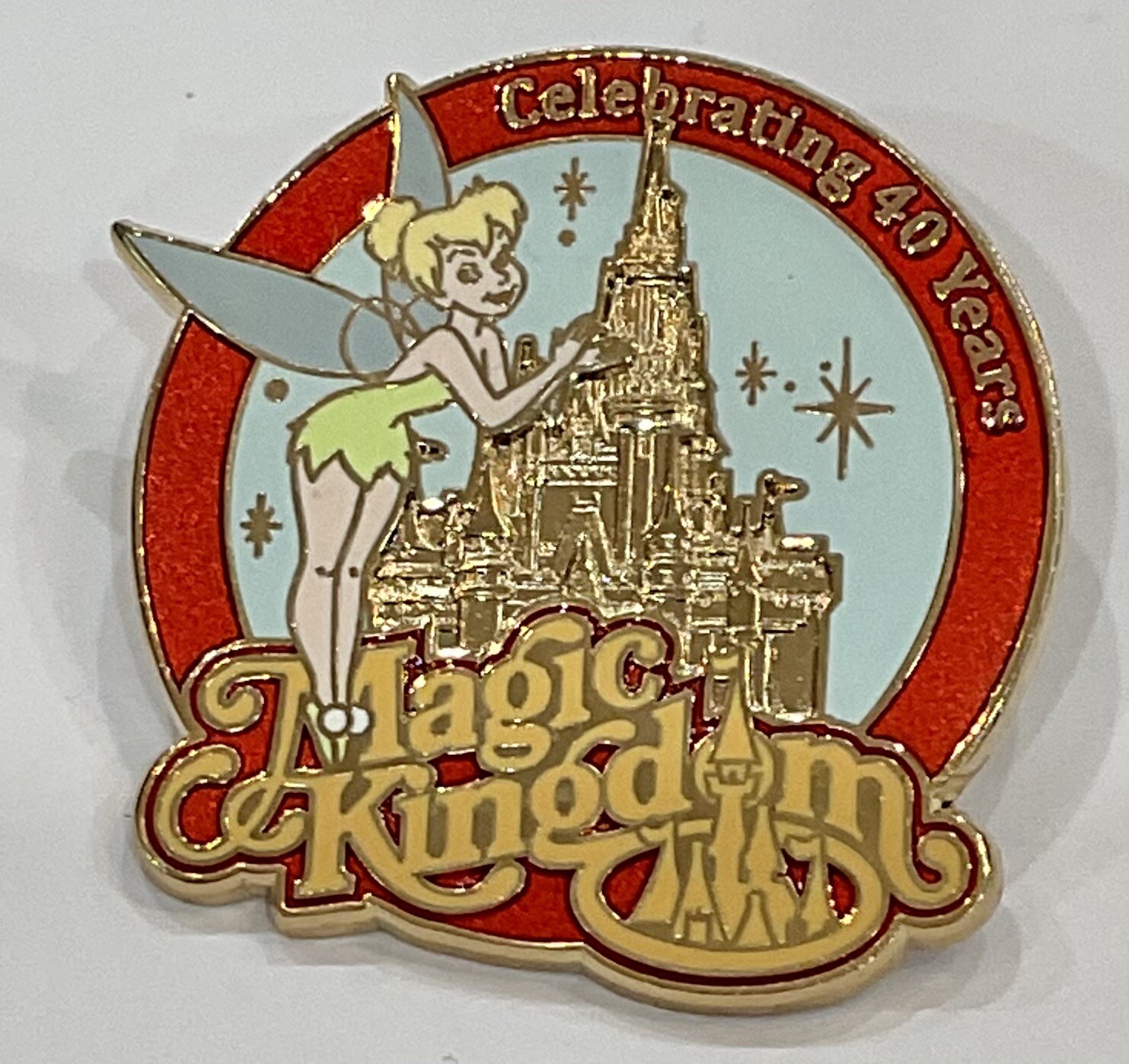 DISNEY 2011 PIN Annual Passholder Exclusive Magic Kingdom 40 years Tinker Bell