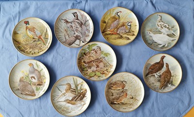 9 Sammel- Wandteller von Franklin Mint Wildvögel der Welt  1979 by Basil Ede