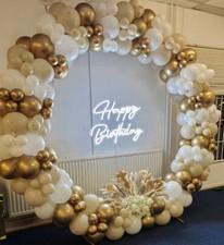 2M Round Balloon Arch Hoop Frame For Hire Wedding Backdrop Flower/Balloon Stand 
