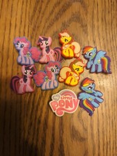 9 Pc My Little Pony Pin Broach Set Jewelry Girls