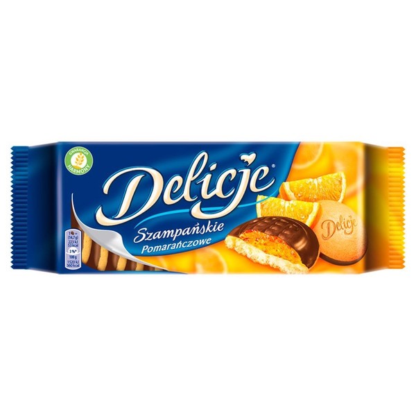 Delicje SzampańSkie Biskuitkuchen Mit Orangengelee, üBerzogen Mit Schokolade 147-image