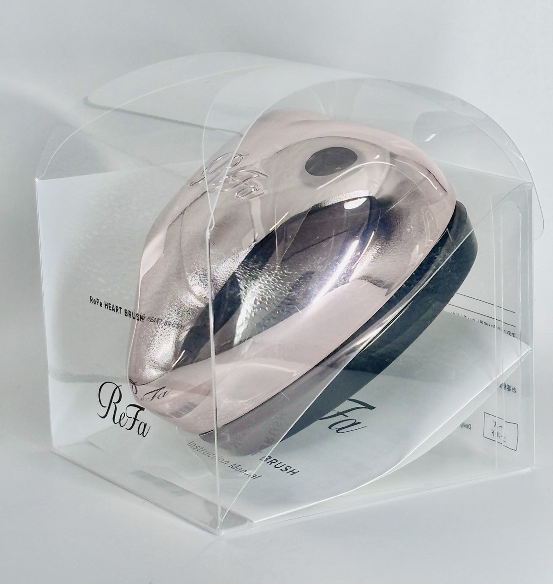 ReFa Heart Brush & Heart Comb Rose Gold Set Authentic Limited Hair
