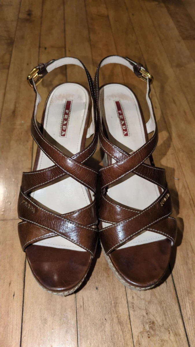 PRADA Brown Sandals for Women for sale | eBay