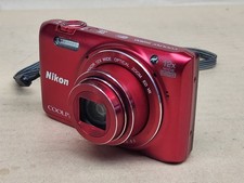 Nikon Coolpix S6800 16MP 12x Zoom Full HD Red Camera
