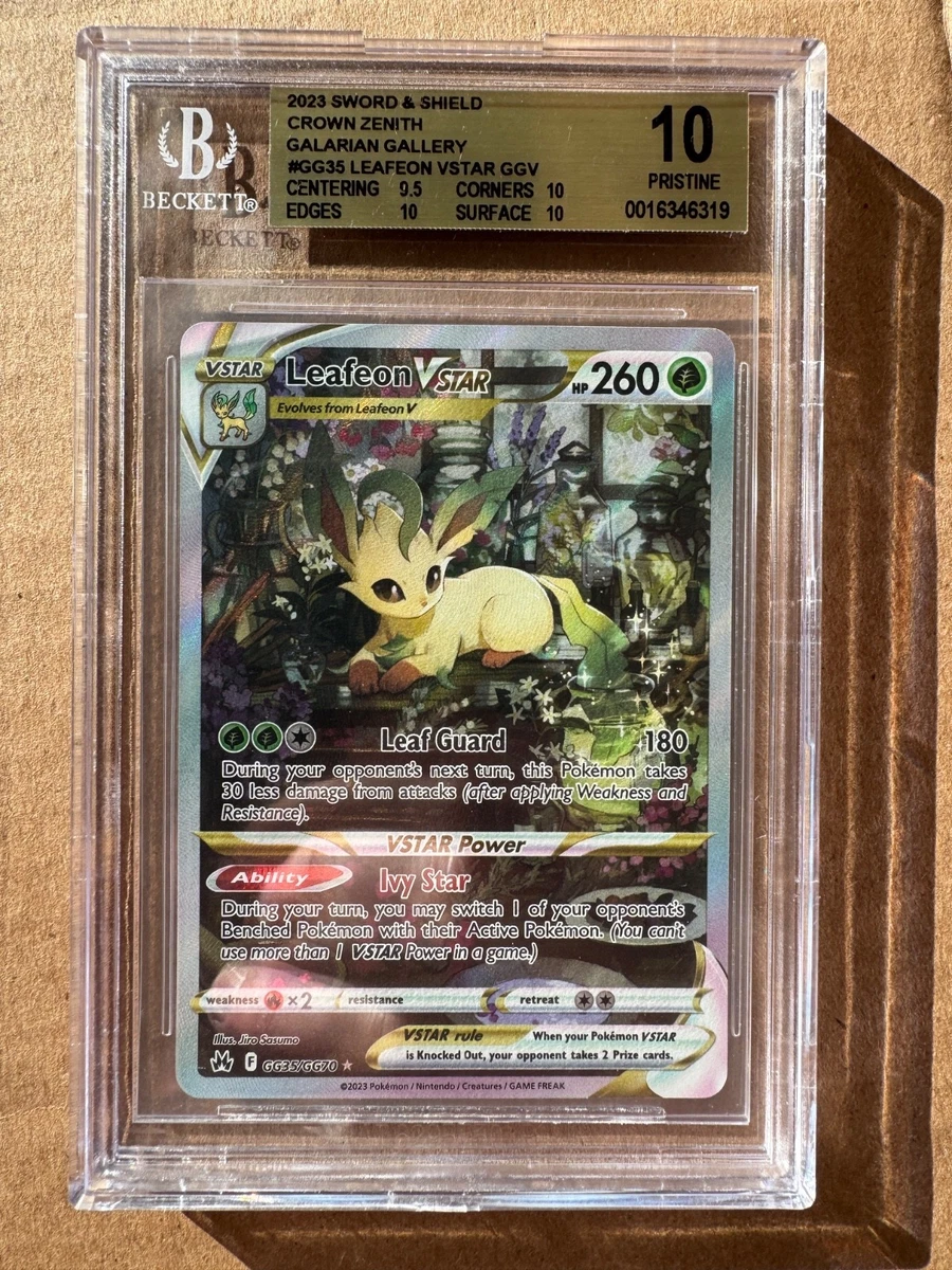 Pokémon TCG Beckett Grading Services (BGS) Grade 10 Individual