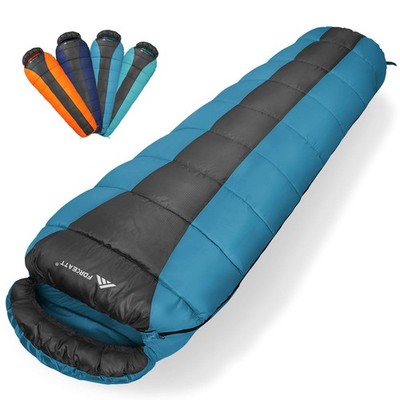 Schlafsack Mumie für 3 Jahreszeiten Sommer, Frühling, Herbst heißes Wetter und F...